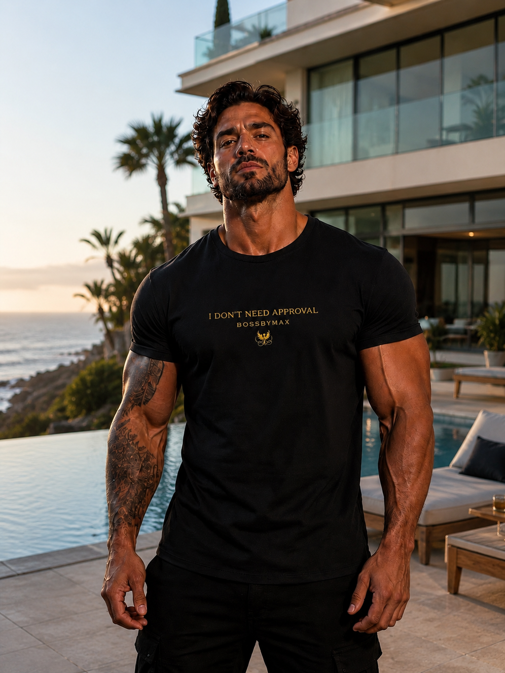 Premium Men’s Graphic T-Shirt | Custom Quote Tee | BossByMax