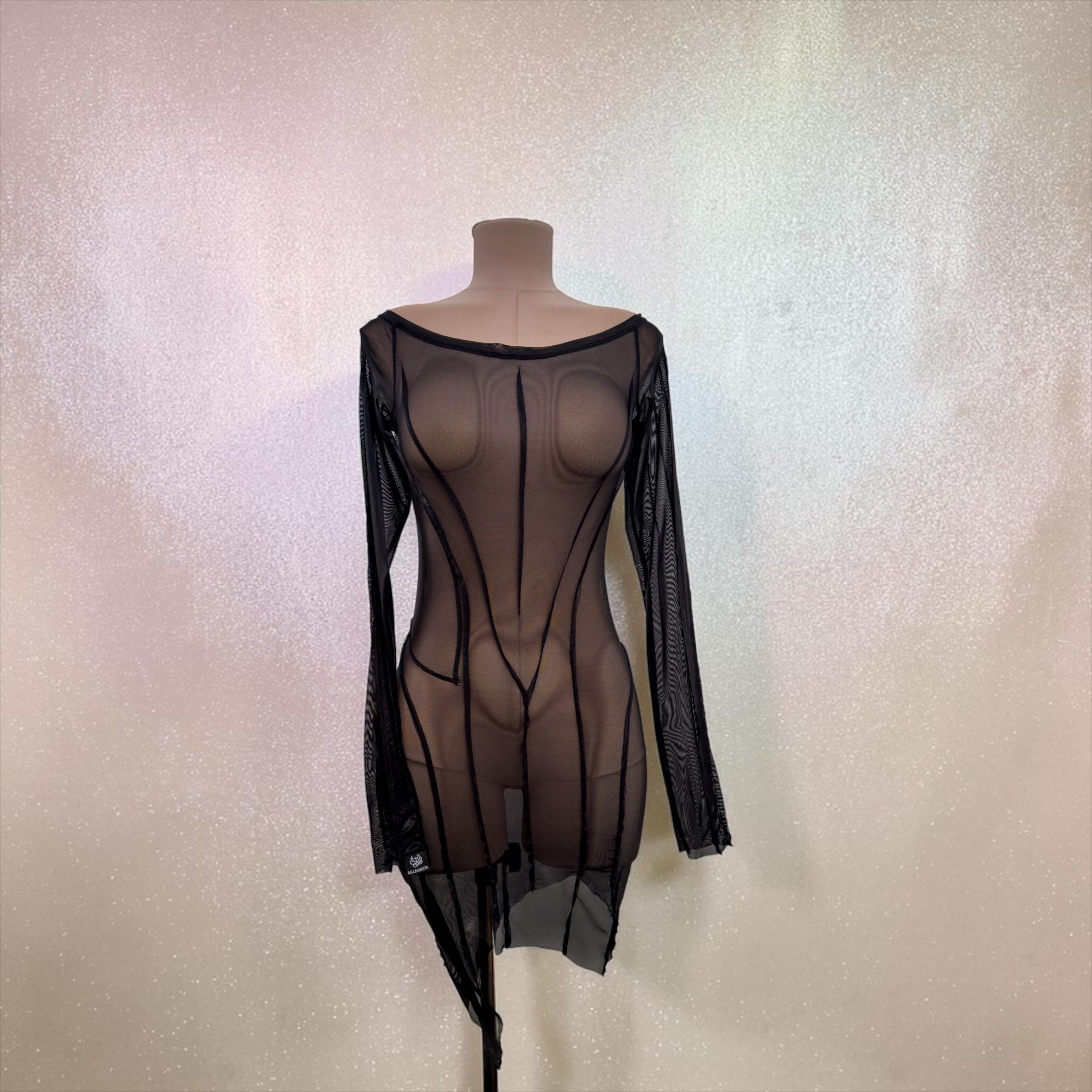 Nocturne Sculpted Mesh Tunic | MuseByMax