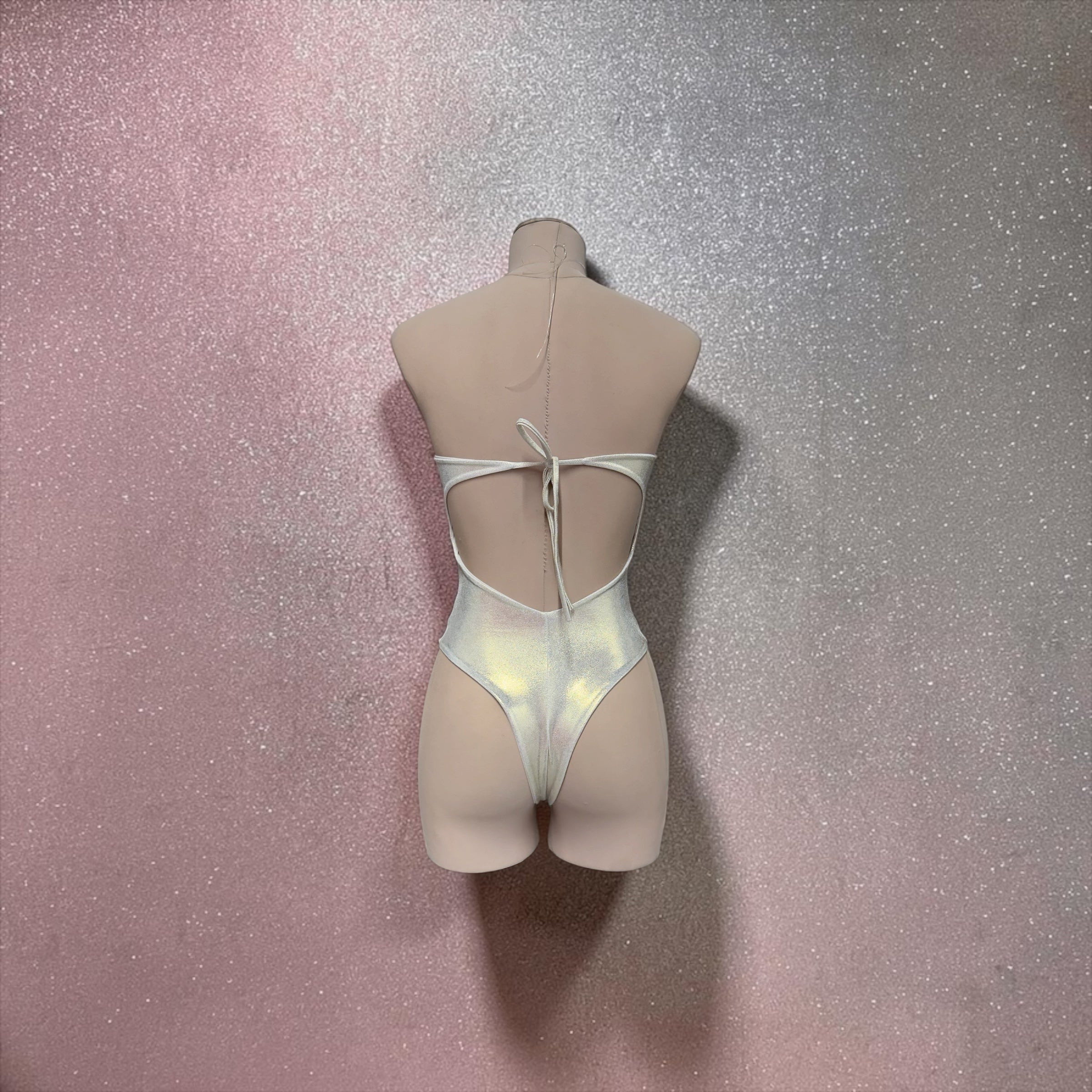 Pearl Cutout Festival Bodysuit | Handmade Rave One Piece | MuseByMax