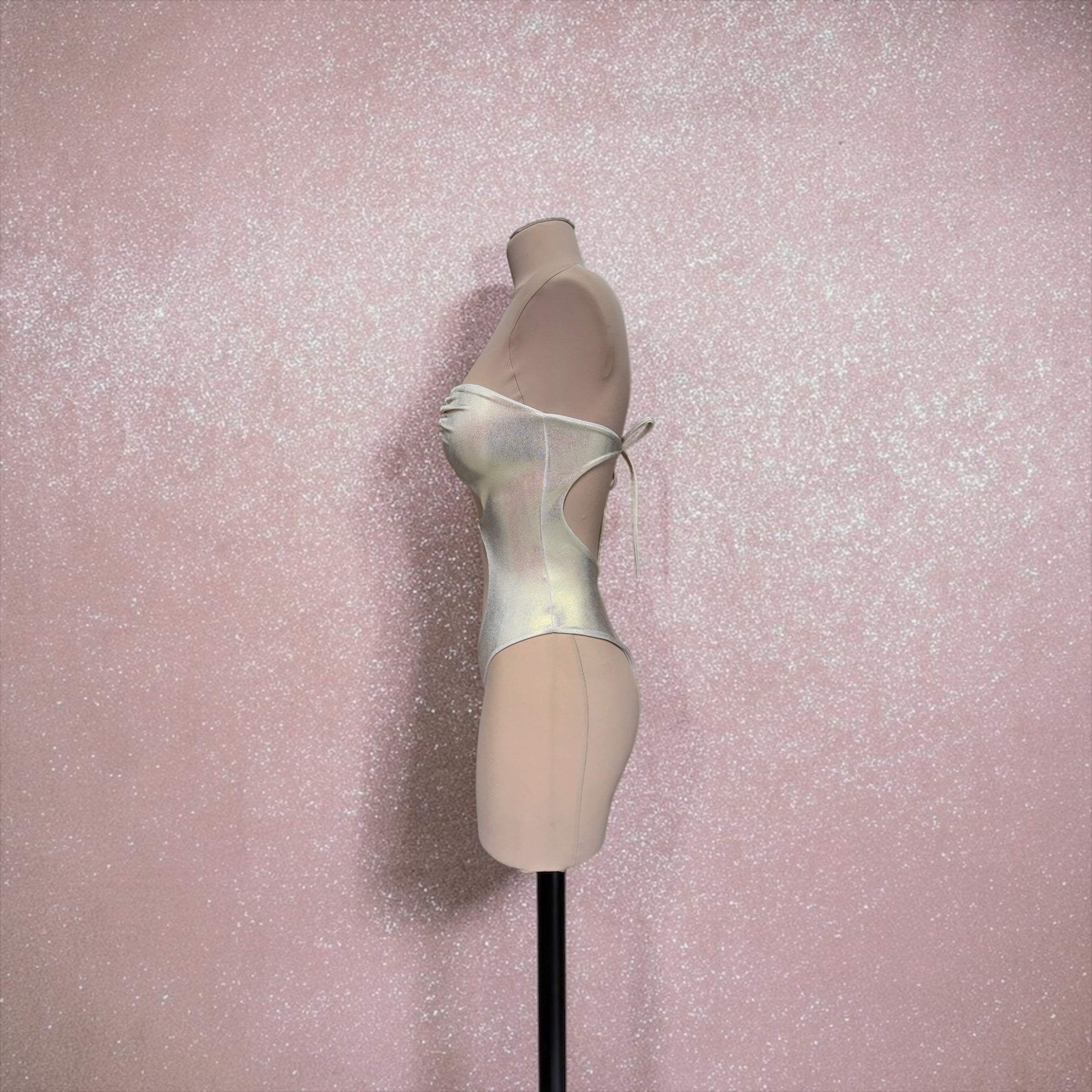 Pearl Cutout Festival Bodysuit | Handmade Rave One Piece | MuseByMax