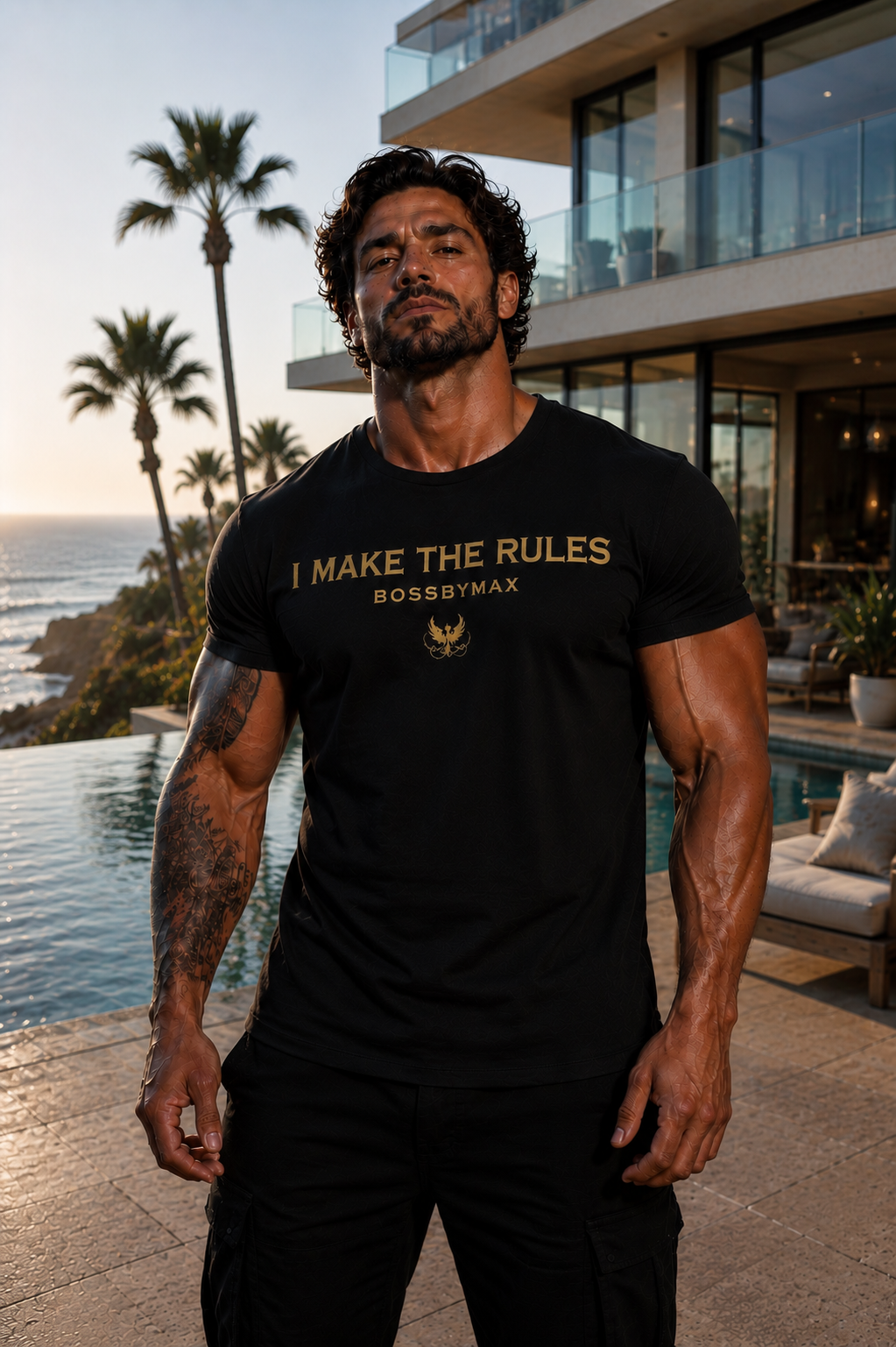 Premium Men’s Graphic T-Shirt | Custom Quote Tee | BossByMax