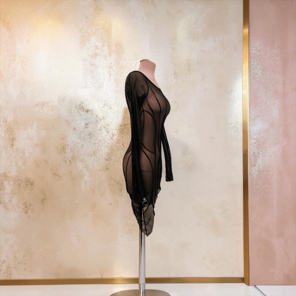 Nocturne Sculpted Mesh Tunic | MuseByMax