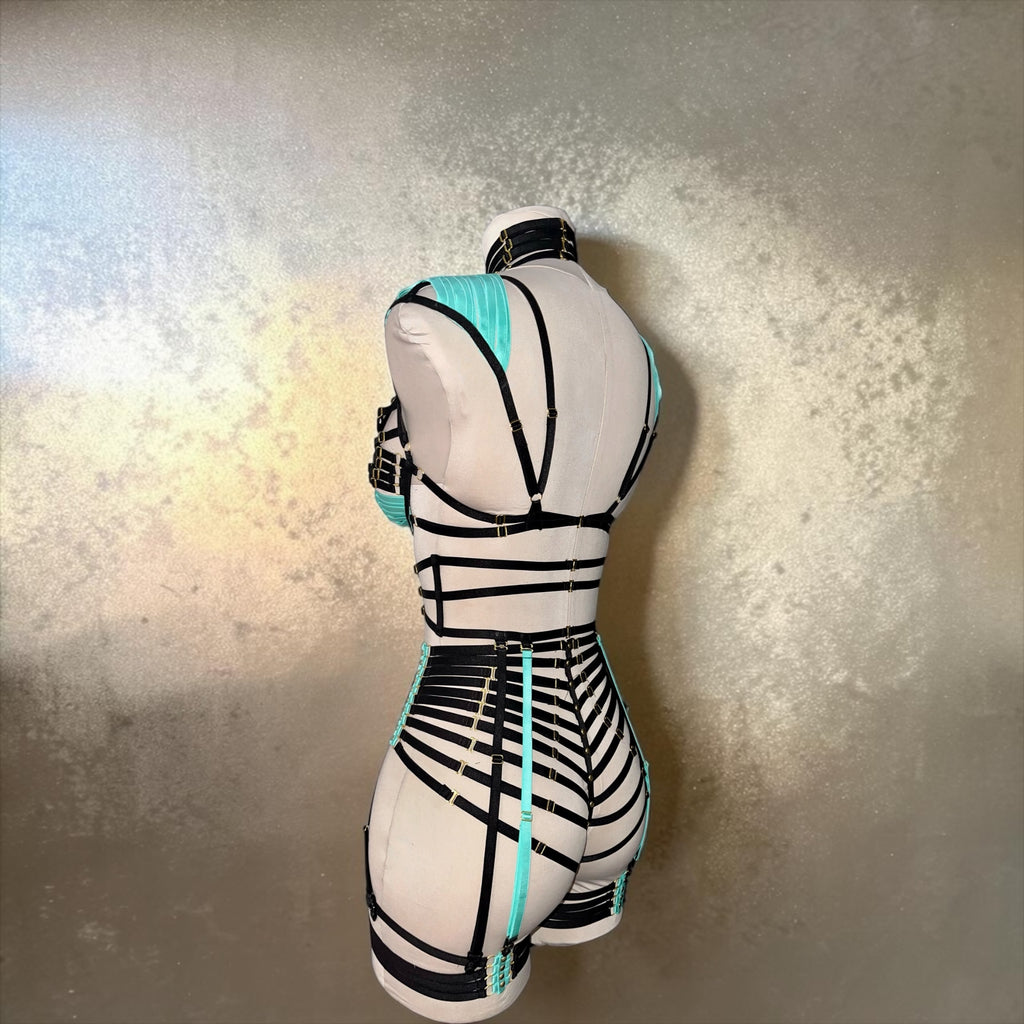 Electric Aqua Two-Tone Festival Set | MuseByMax