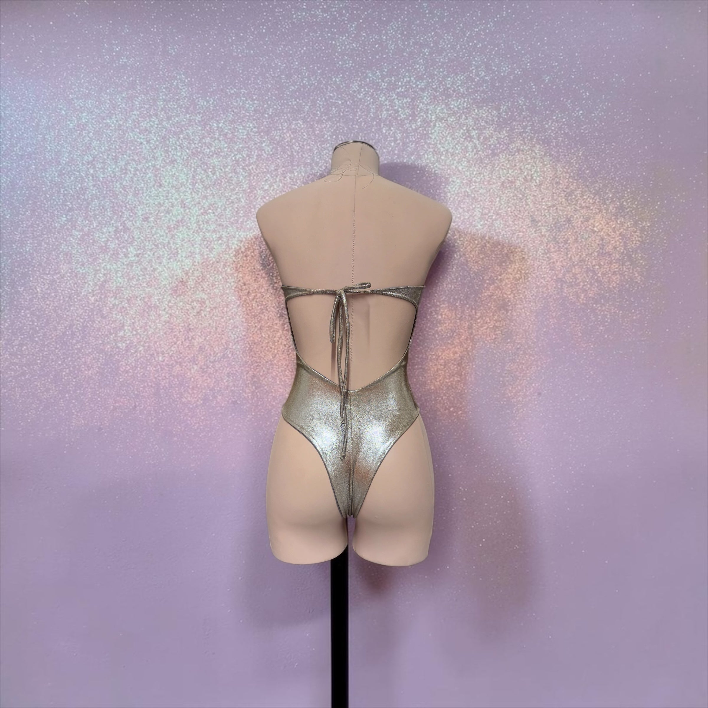 Pearl Cutout Festival Bodysuit | Handmade Rave One Piece | MuseByMax
