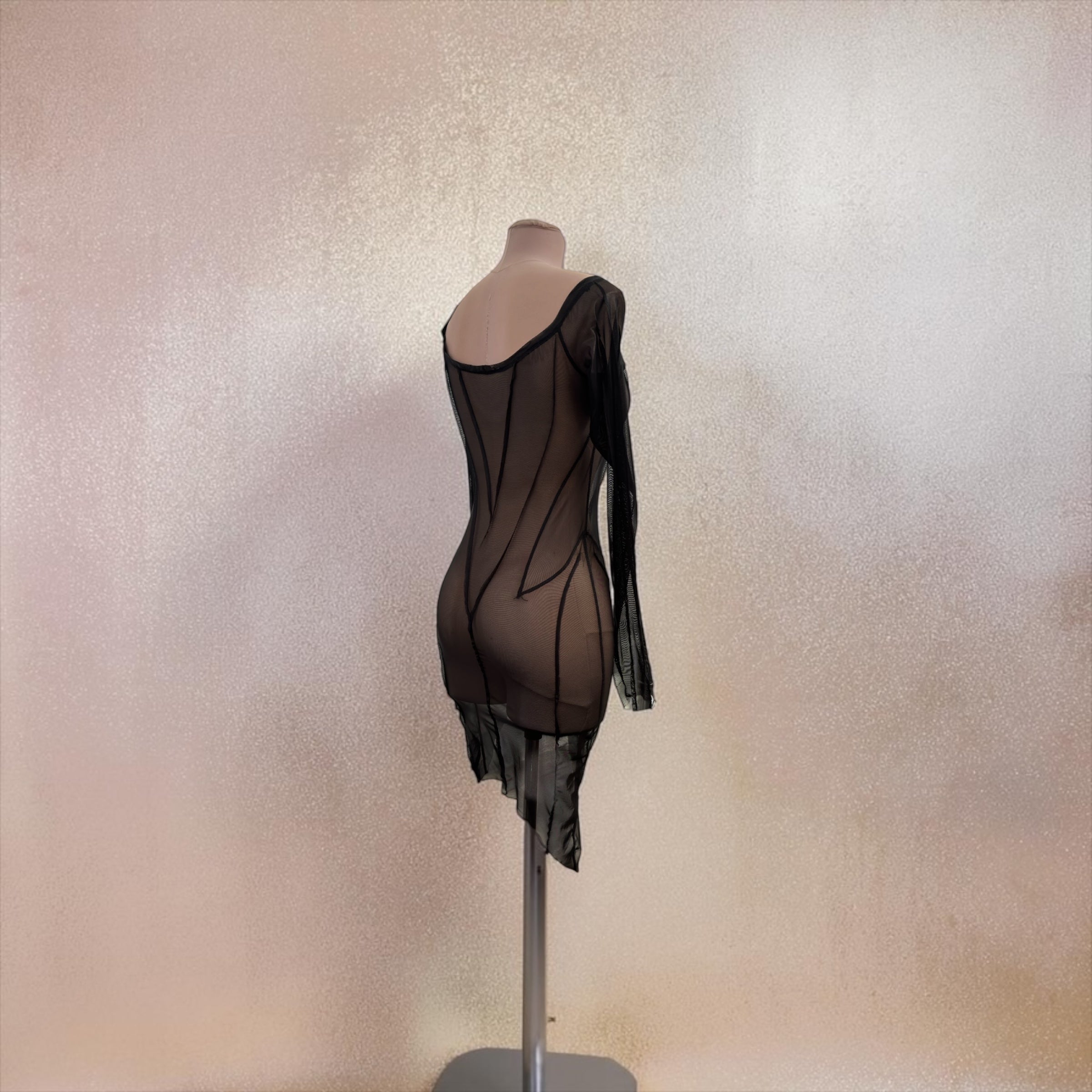 Nocturne Sculpted Mesh Tunic | MuseByMax