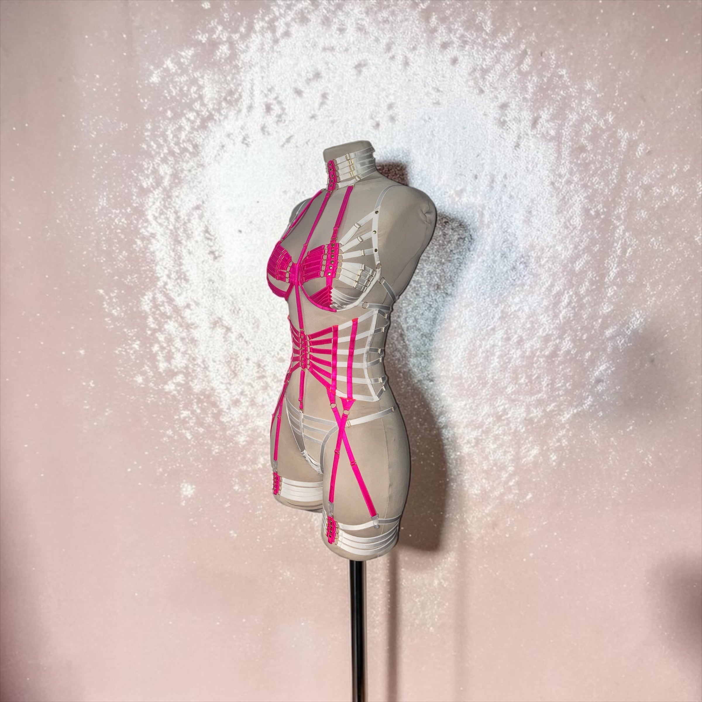 Neon Muse Pink & White Festival Set | MuseByMax