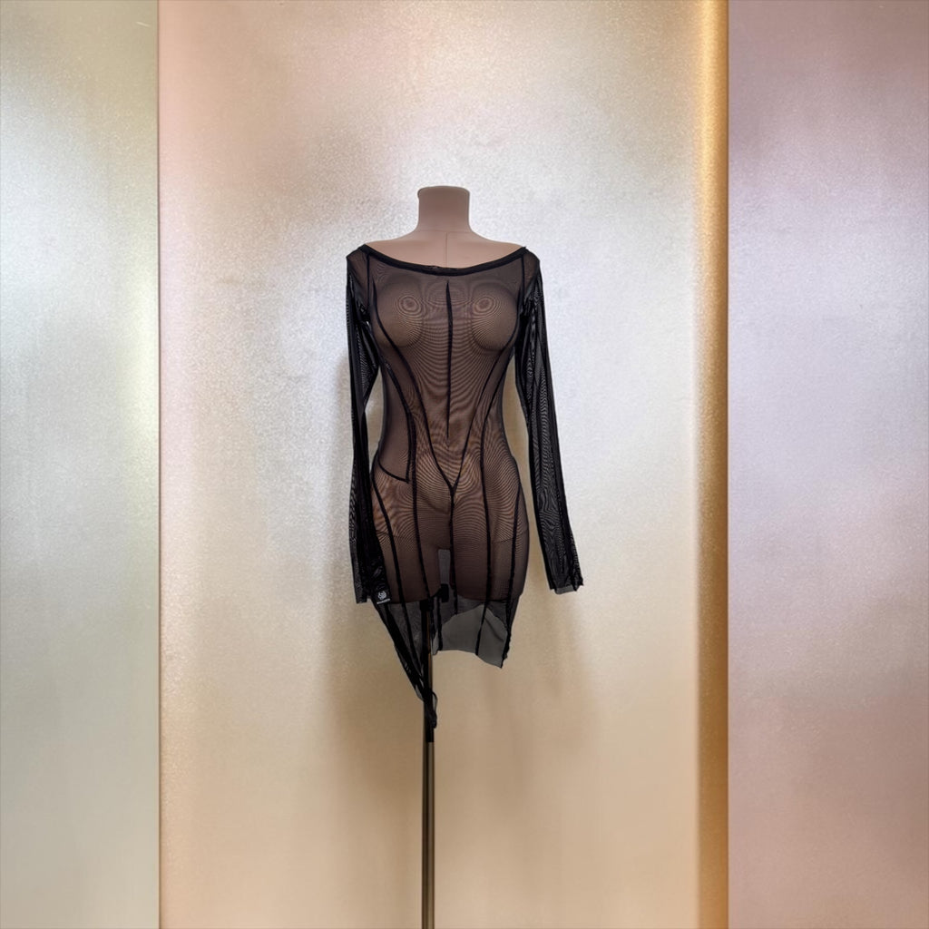 Nocturne Sculpted Mesh Tunic | MuseByMax