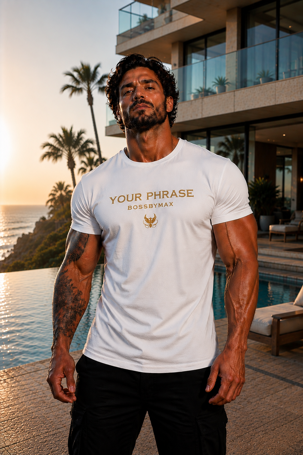 Premium Men’s Graphic T-Shirt | Custom Quote Tee | BossByMax