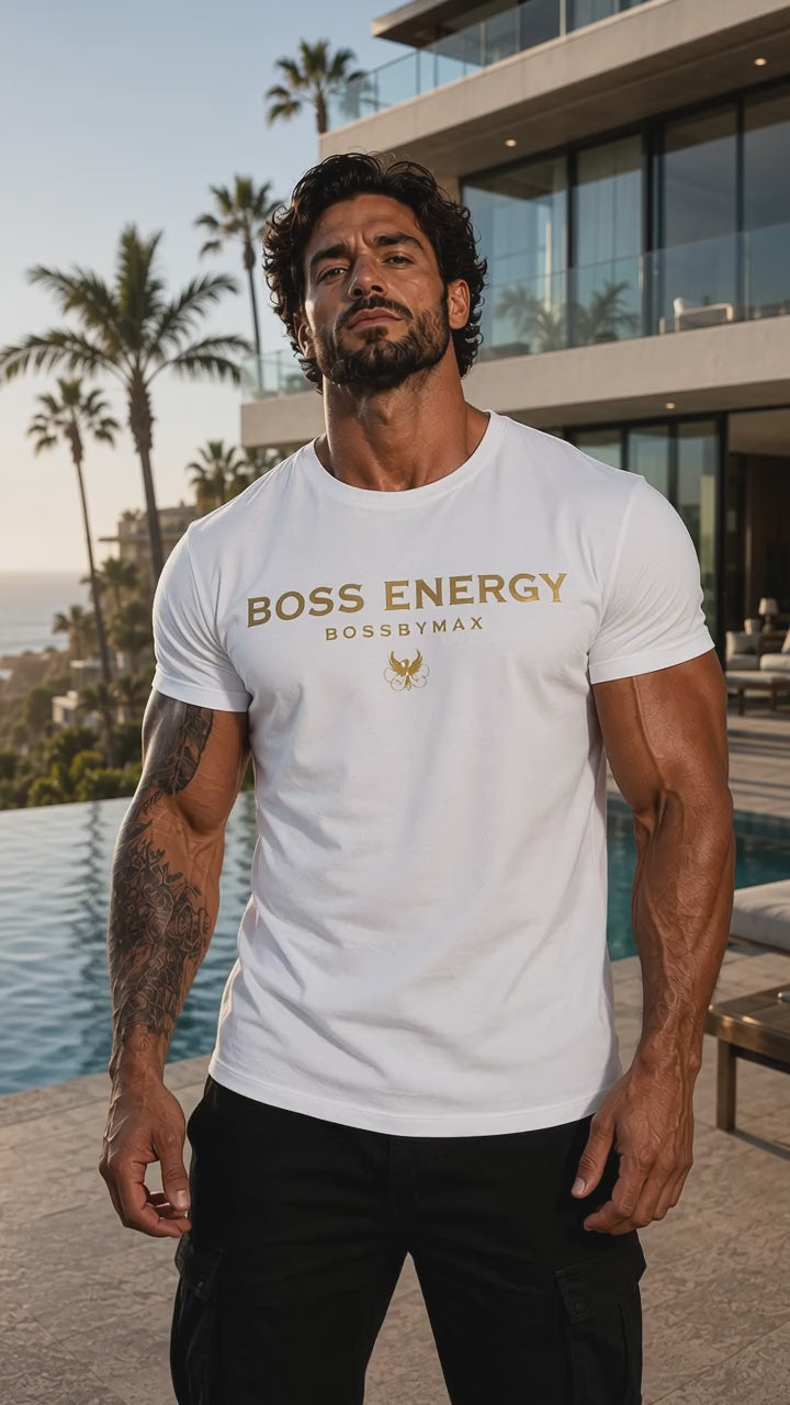 Premium Men’s Graphic T-Shirt | Custom Quote Tee | BossByMax